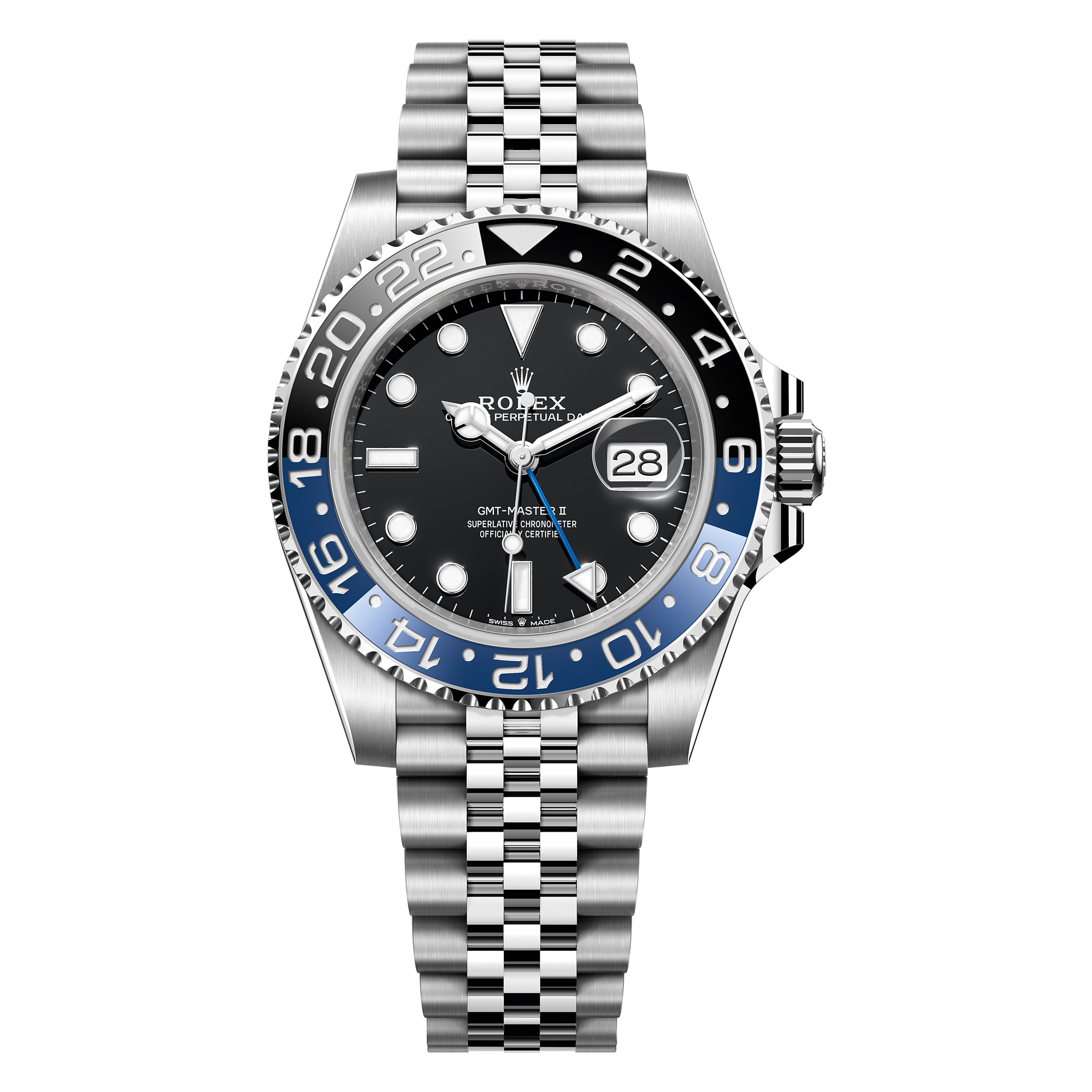 Rolex GMT Master II Batgirl 126710BLNR Pre Owned