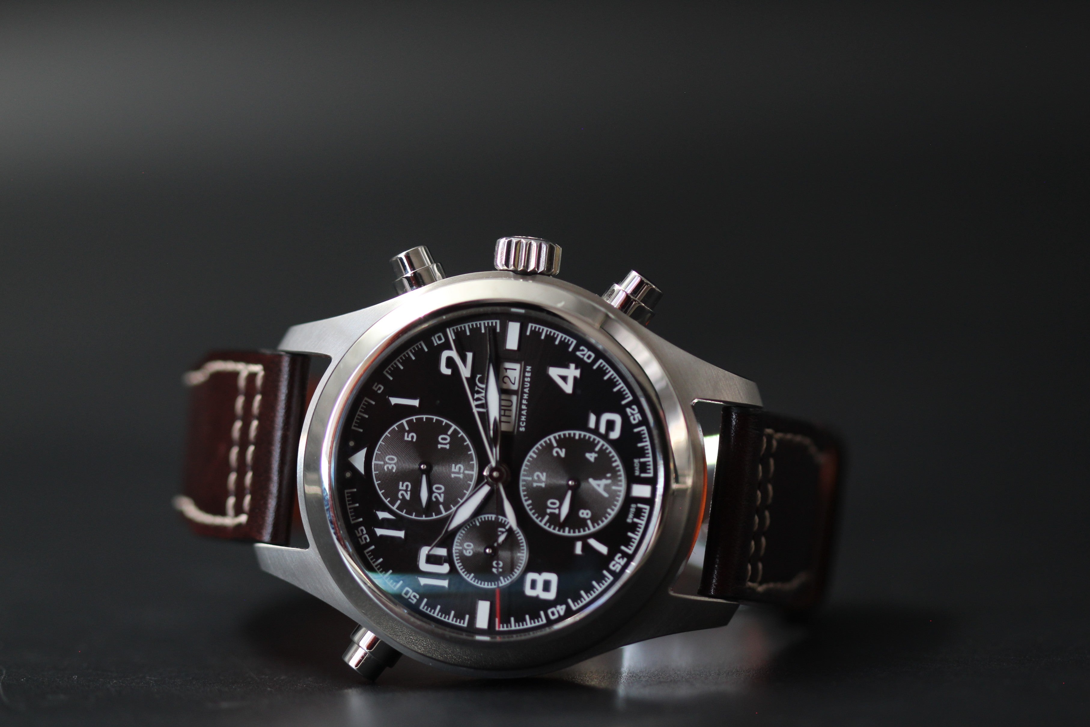 IWC Pilot's Watch Double Chrongraph "Antoine De Saint Exupery" - IW371808 (New)