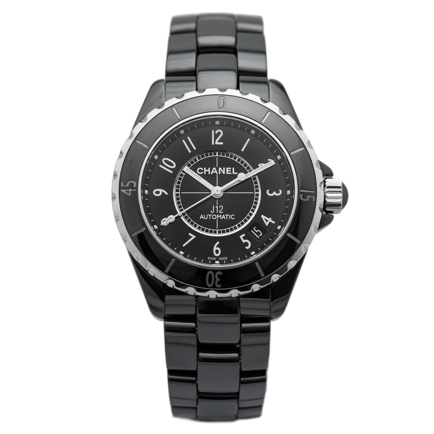 Chanel J12 38mm Black - H0685 (Pre-Owned)