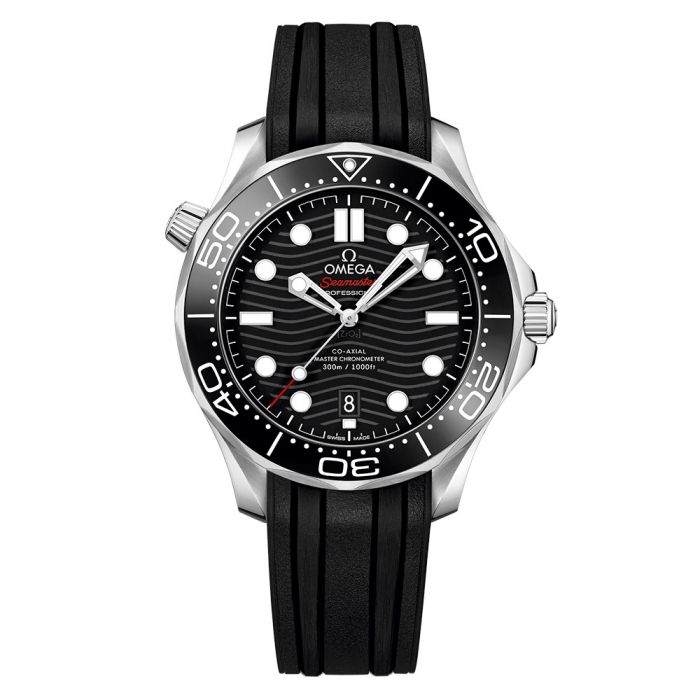 Omega Seamaster Diver 300m 42mm Black on Rubber (New)