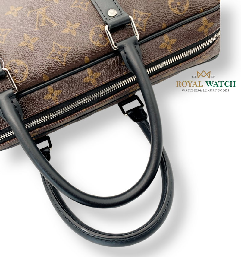 Louis Vuitton Monogram Macassar Porte-Documents Voyage PM (Pre-Owned) –  Royal Watch