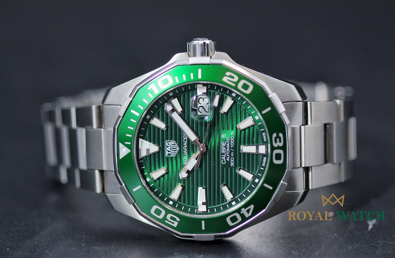 Tag Heuer Aquaracer Calibre 5 Green (New)