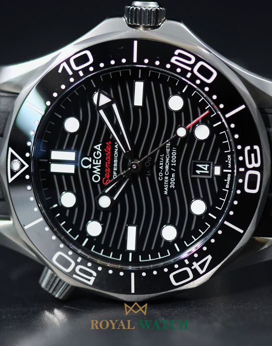 Omega Seamaster Diver 300m 42mm Black on Rubber (New)