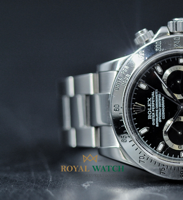 Rolex Daytona Stainless Steel Black Dial (Pre-Owned)