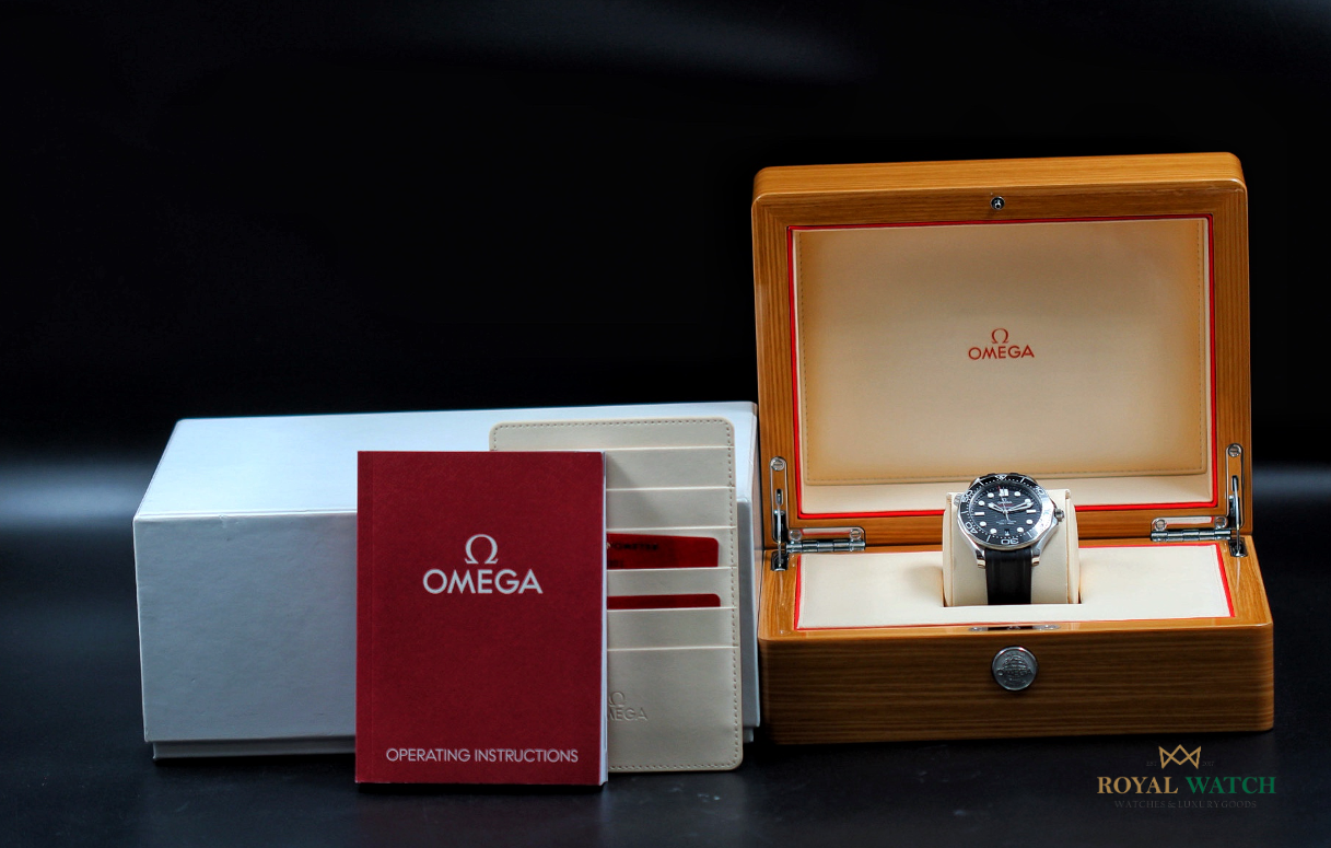 Omega Seamaster Diver 300m 42mm Black on Rubber (New)