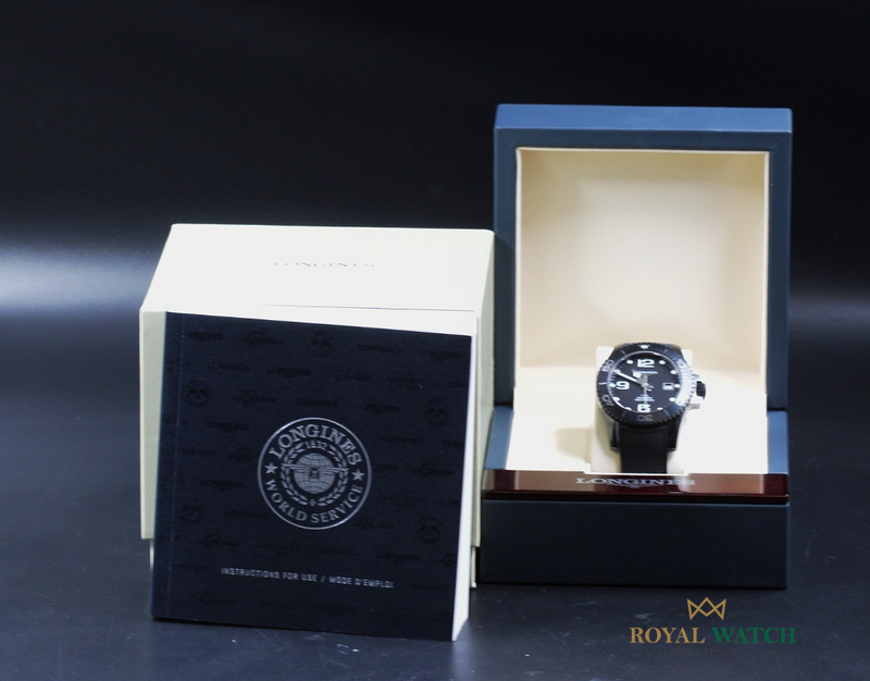 Longines Hydroconquest Black Ceramic New Royal Watch