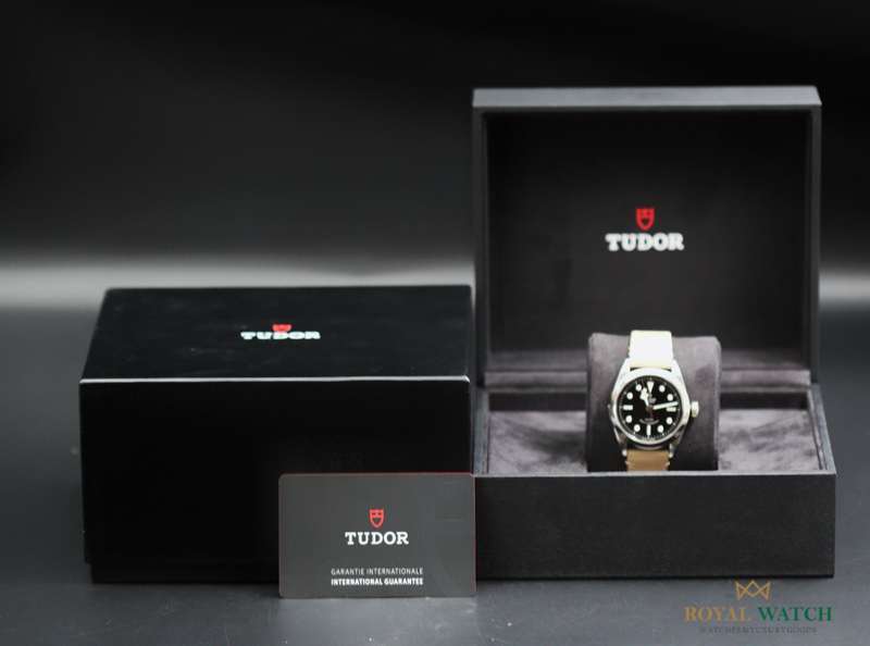 Tudor Black Bay 36 Leather Dubai Expo New Royal Watch