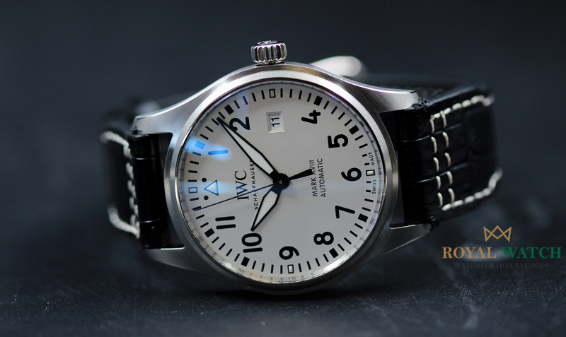 Iwc pilot mark xviii clearance white dial